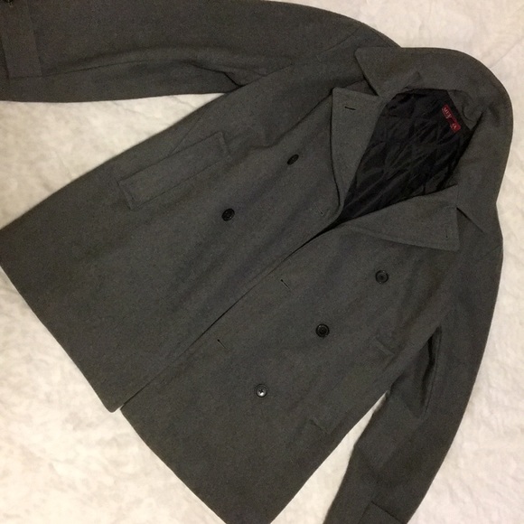 Merona Grey Peacoat - Picture 1 of 2